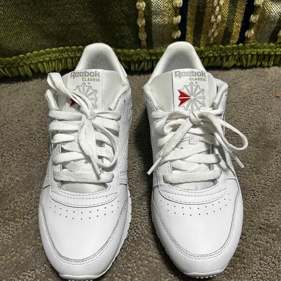 Reebok Classic Leather Sneakers White Women’s 6.5 / EU 37.5 – Minimal Wear - Picture 6 of 6